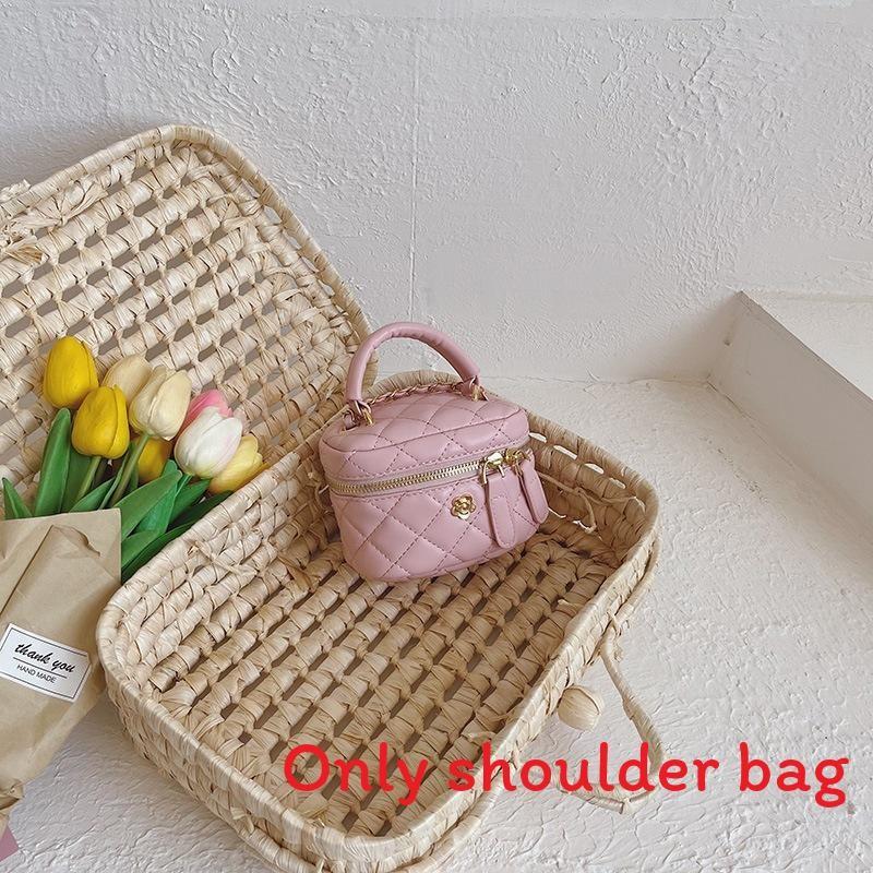 

New Children Pu Mini Crossbody Bag With Adjustable Strap For Daily Use рожевий