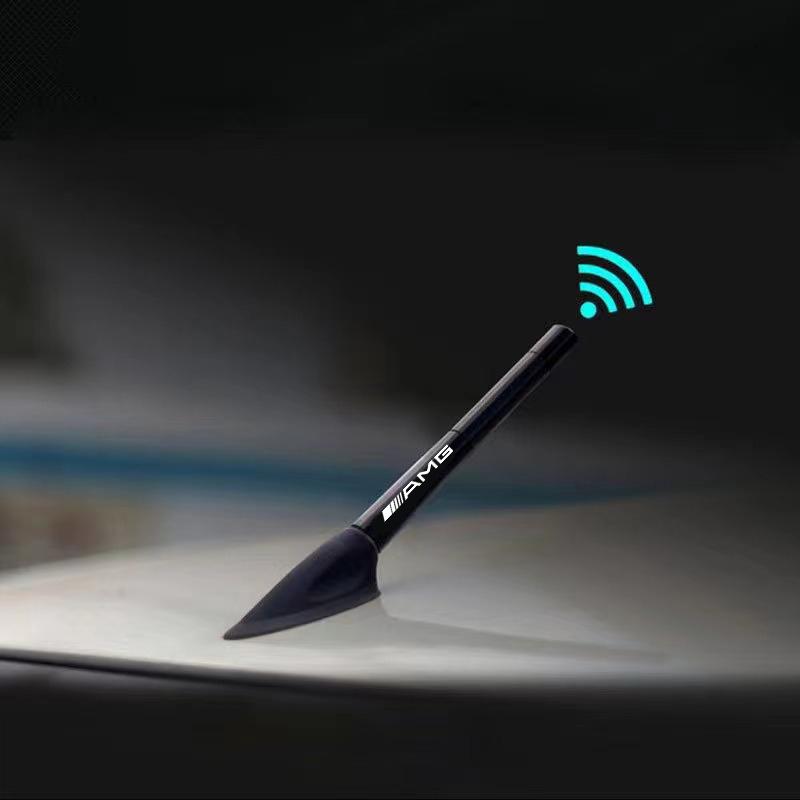 Car Aerials Car Radio Antenna FM/AM Metal Receiving Antenna Car Accessories For Mercedes-Benz AMG C500 C200 C300 A B C E GLA CLA GLK GL ML GLE W204