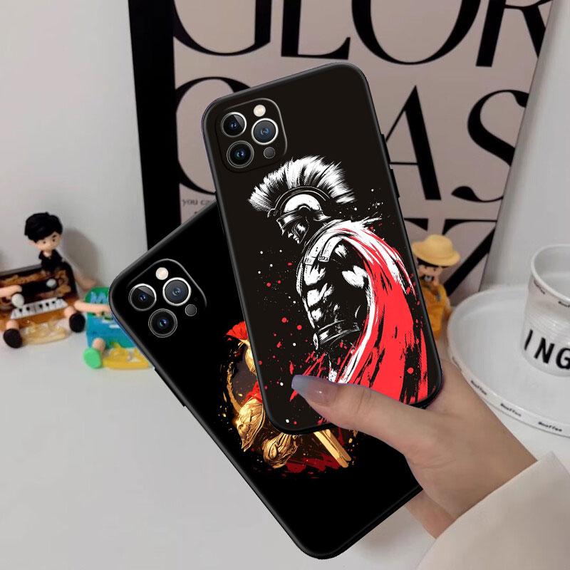 Spartan Warrior Shell Phone Case for Samsung Galaxy S20 S21 S22 Ultra FE Plus A21S A22 A24 A25 A26 A30 A30S A31