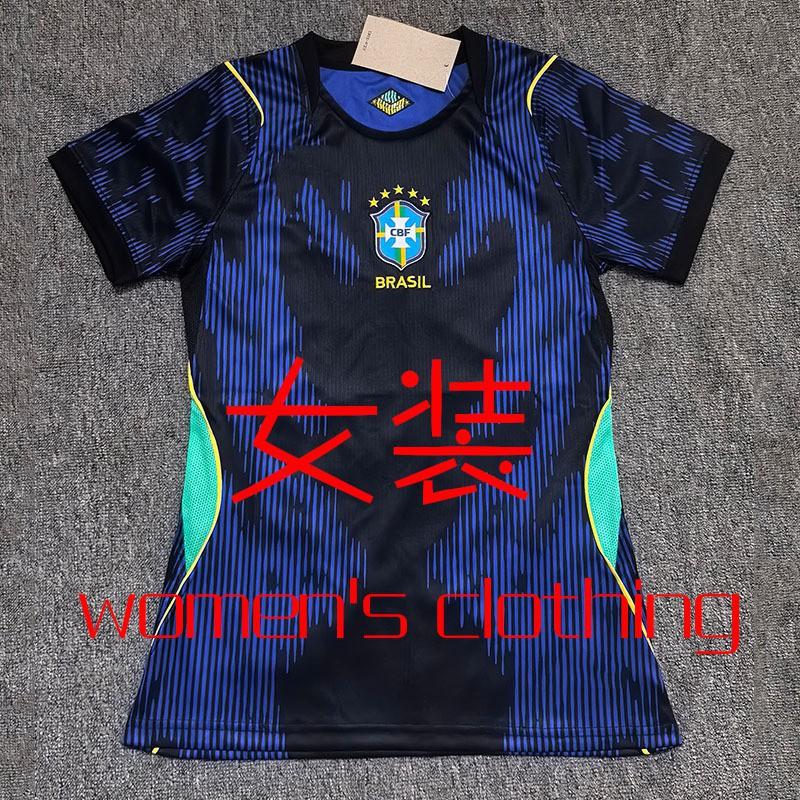 2627 Fans 3XL4XL Women s Brazilian Jerseys Football Uniform Fan Edition Jersey XXL темно-синий