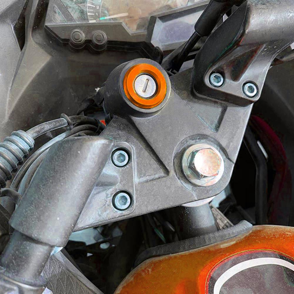 Motorbikes Parts For 640LC4 640 LC4 2003 2004 2005 2006 Motorcycle Accessories Ignition Switch Cover Ring CNC Aluminum 640 lc