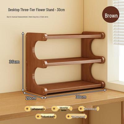 Bamboo Desktop Cup Holder & Organizer