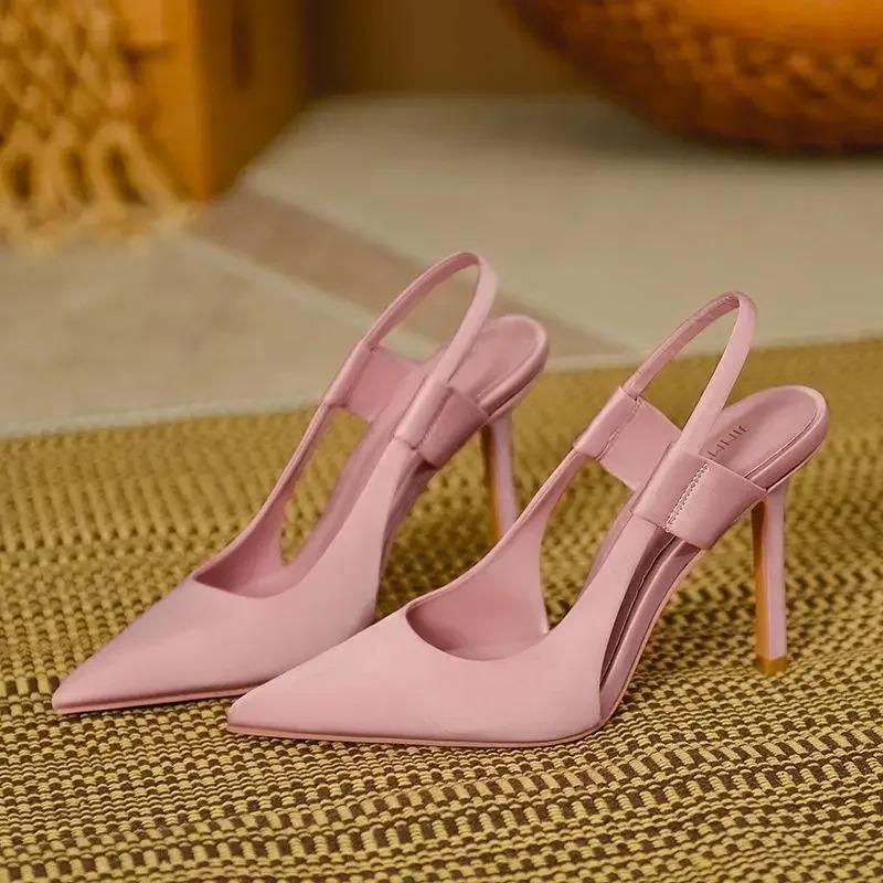 

Fashion Designer High Heels Closed Sandals for Women Summer 2025 Offers Chic and Elegant New Breathable Woman Shoes On Sale Vip 35