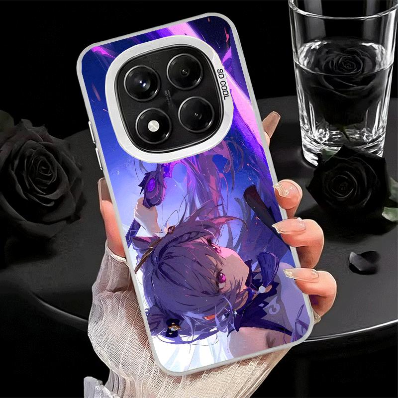 Genshin Impact Keqing Soft Phone Case for Xiaomi Redmi Note 13 14 15 Pro Plus 12S 12 11S 11 11T 10S 10 Shockproof Cover Back She