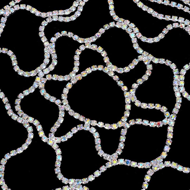 1Pc Hollow Rhinestone Mesh Headpiece Wedding Head Chain Jewelry For Women Luxury Crystal Headband Head Cap Hat Hair Accessories