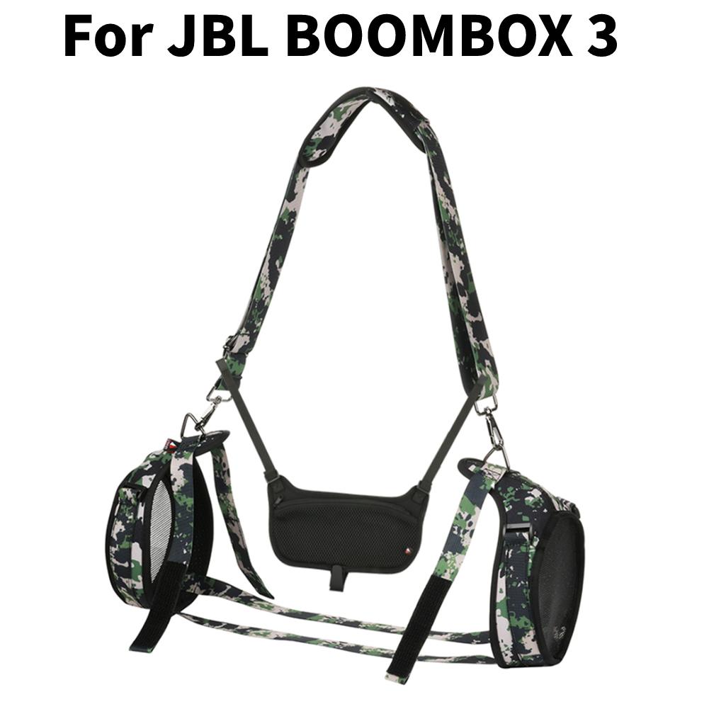 Speaker Case Portable Sling Speaker Cases Cover Breathable Accessories with Removable Shoulder Strap for JBL Boombox 3/2/1