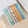 8Pcs Cartoon Animal Erasable Gel Pens 0.5Mm Colorful Ink Ballpoint Pens Smooth Writing For Office School Stationery Supplies