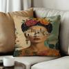 Artist FFrida KKahlos Painting Personalized Pillow Dust Cover Bedroom Kids Party Decoration Pillowcase Birthday Children Gift