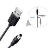 Universal USB To DC 5.5*2.1mm Power Cable 9V Charging Cord With 8 Interchangeable Connectors For CCTV Camera TV Box Router Speak