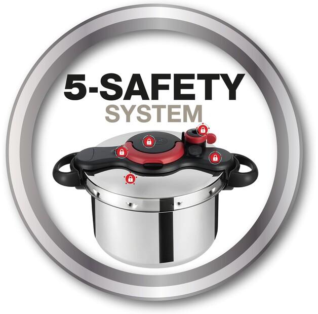 Pressure Cooker Tefal P4620768 Clipso Minut' Easy 6 L
