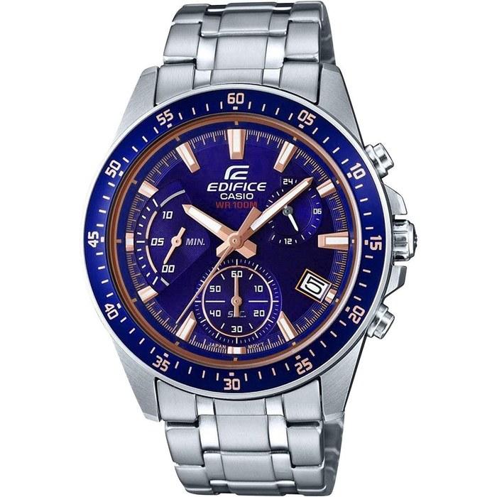 [Casio] Edifice EFV-540D-2AVUDF Men s Chronograph Watch (100m Water Resistance)