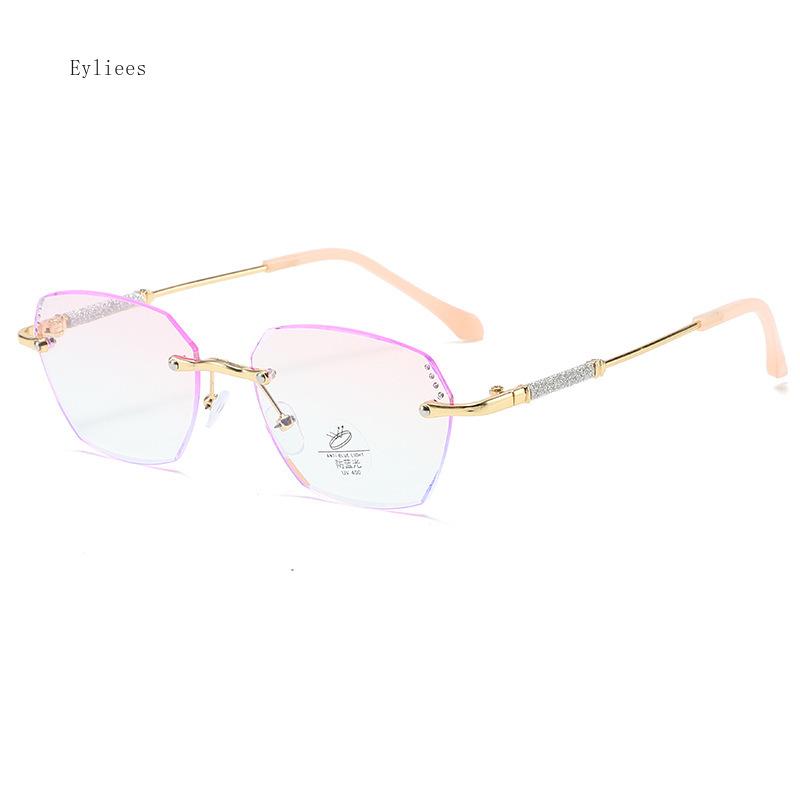 

Женские роскошные очки для чтения унисекс модные очки без оправы для дальнего зрения женские модные ретро градиентные цвета пресбиопия 3