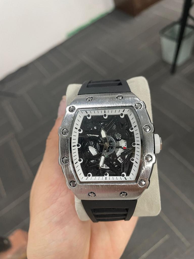 Watch Domineering High-Value Fashion Trend Non-Mechanical Watch Luminous Barrel-Shaped Men'S Watch