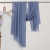 Monochrome Thin Scarf Women'S Sunscreen Shawl Solid Color Simple Imitation Cotton And Linen Silk Scarf High-End Yarn