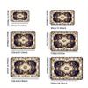 Luxury European Flannel Rug Vintage Floral Carpet Non-slip Living Room Bedroom Floor Mat Home Decor