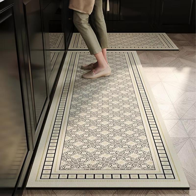 Diatomite Kitchen Floor Rug Anti-Slip Oil-Proof Water-Absorbing, Dirt-Resistant And Waterproof Door Mat For Home Decor