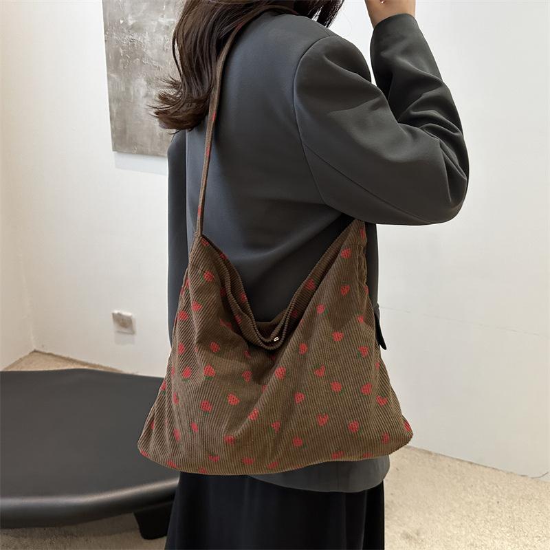 New Girl Bag New Trendy Versatile Underarm Bag Small Fresh and Cute College Student Class Tote Bag