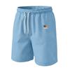 Men's Father's Day & Independence Day Flag Printed Casual Drawstring Waist Shorts
