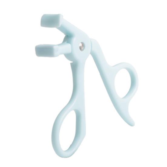 

Women Eyelash Curler with Ergonomic Handle Natural Long Lasting Professional Lashes Curling Tools Mini Precise Control Eye Lash Curler Size#Small синий