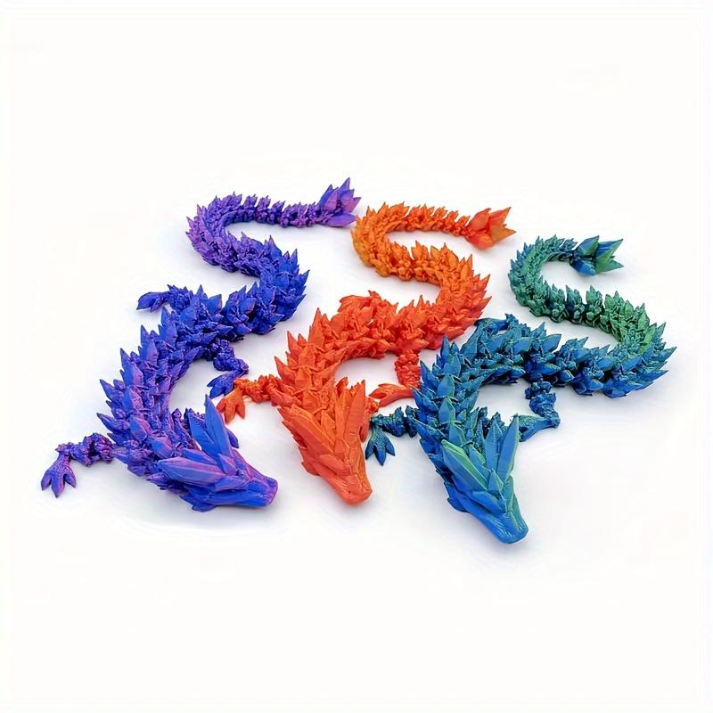 3D Printed Dragon Ornament Desktop Ornament 3d Printed Animals Home Office Craft Printed Figures Christmas Gifts