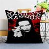 M-Marilyn M-Manson Singer Personalized Picture Text Home Decorative Pillows Household Gifts 45X45Cm