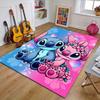 1pc S-Stitch Design Printed Area Rug Carpet for Bedroom Living Room Home Decor Rugs Mat Non Slip Mat Rug for Bedside