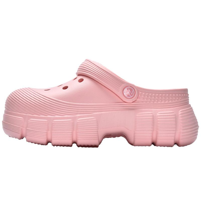 New Products Are Hot, New Thick-soled Outer Wear, Soft-soled Two-wear Hole Shoes, Versatile Slippers 3025