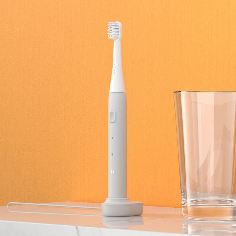 

Электрическая зубная щетка PT01 Высокочастотные звуковые волны серый