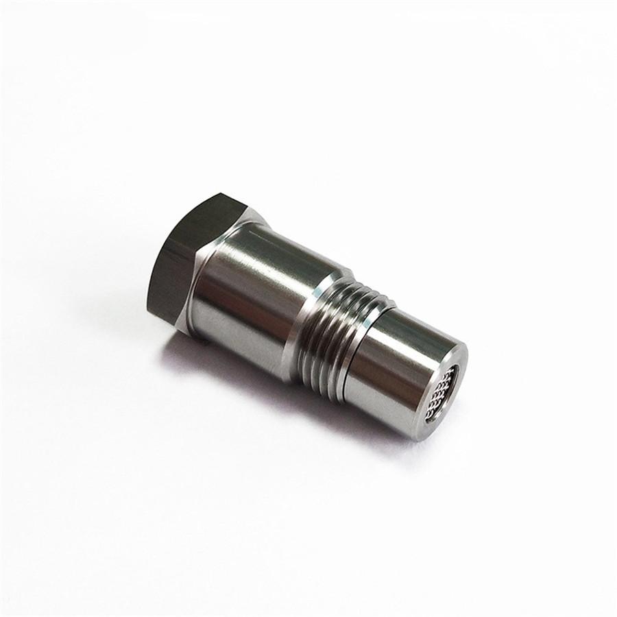 Universal Stainless Steel M18x1.5 O2 Oxygen 90 degree Sensor Extension Spacer Remove Fault Connector