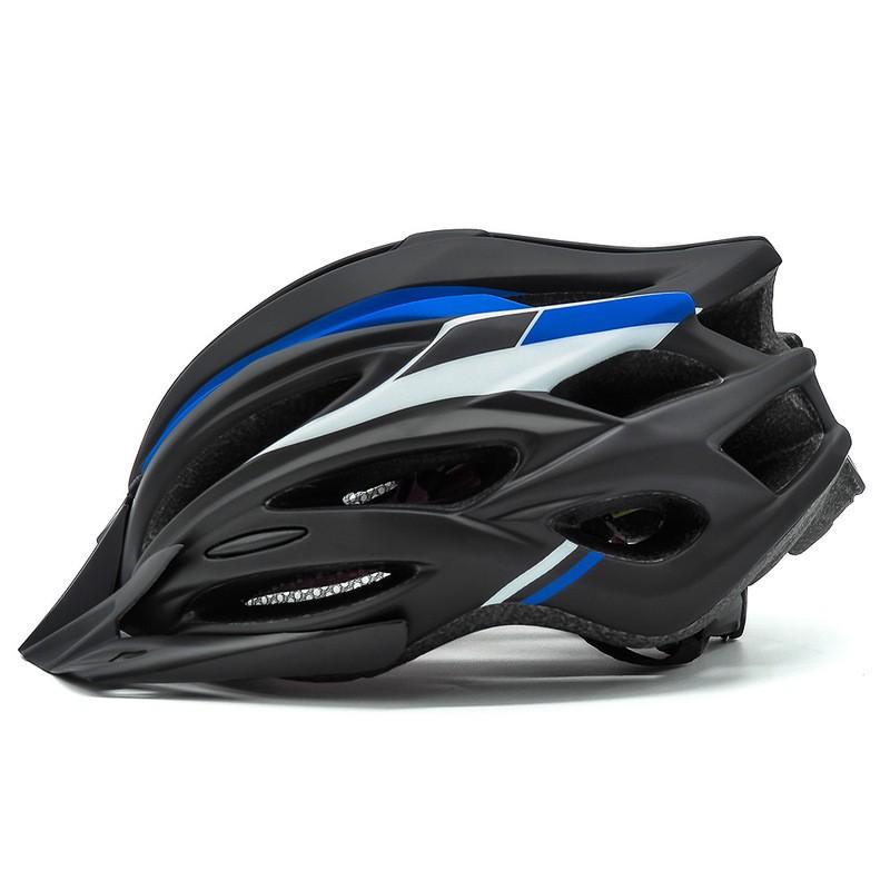 Customizable Adult Cycling Helmet With Rear LED Light Visor Safety Gear Mountain Road Bike Riding L 57-62 cm