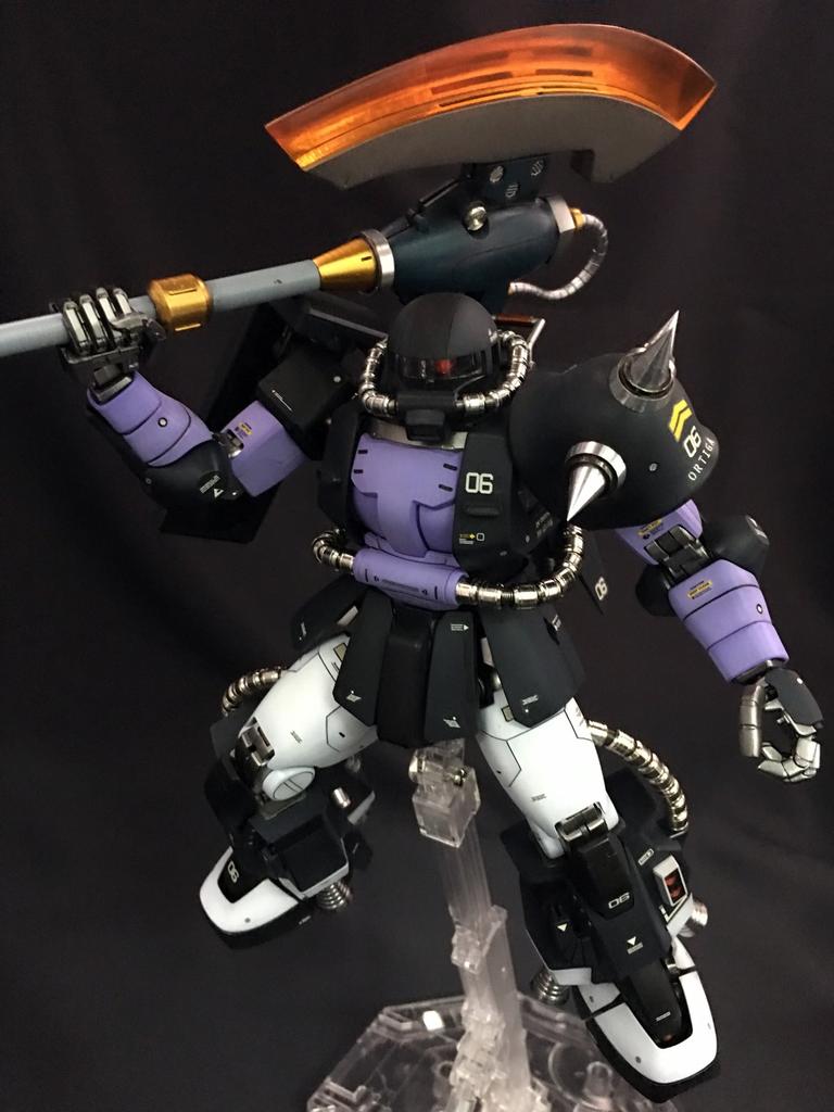 MG 1/100 THE ORIGIN High Mobility Zaku II Ortega's Illuminating Giant Heat Hawk Set (Illuminating Giant Heat Hawk Only) [Parallel Import]