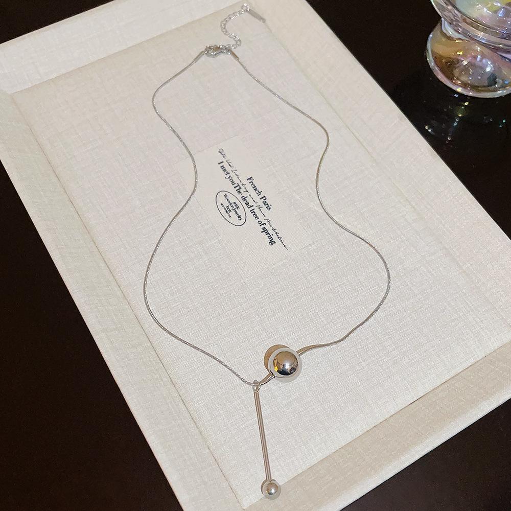Elegant Titanium Steel Necklace: Chic, Durable, Non-Fading Design for Women