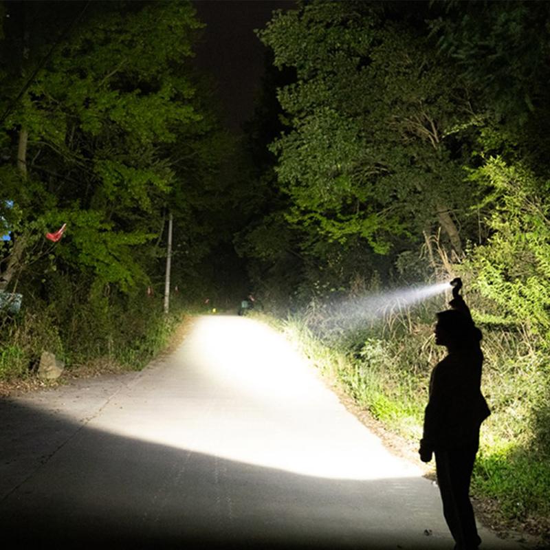 S90-EDC Multi-Function Flashlight Ultra-Slim Mini Portable Digital Display Work Light Triple Light Source Outdoor Camping Light