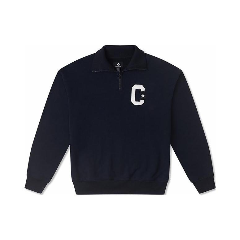 Converse Logo Essential Sweatshirt Asia Sizing  Black  Men s 10026553-A01 XS