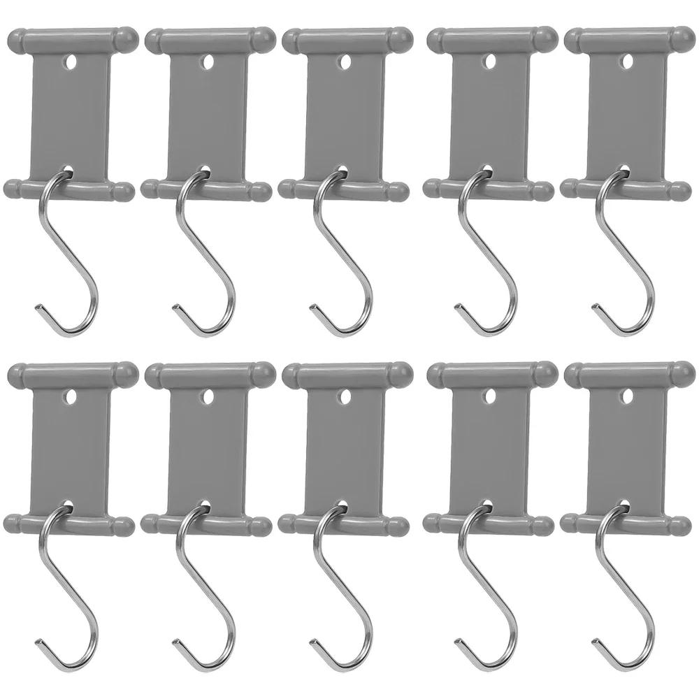 S Shaped Camping Awning Hooks Clips RV Tent Hangers Light Hangers with Holes for Caravan Camperb Accessories