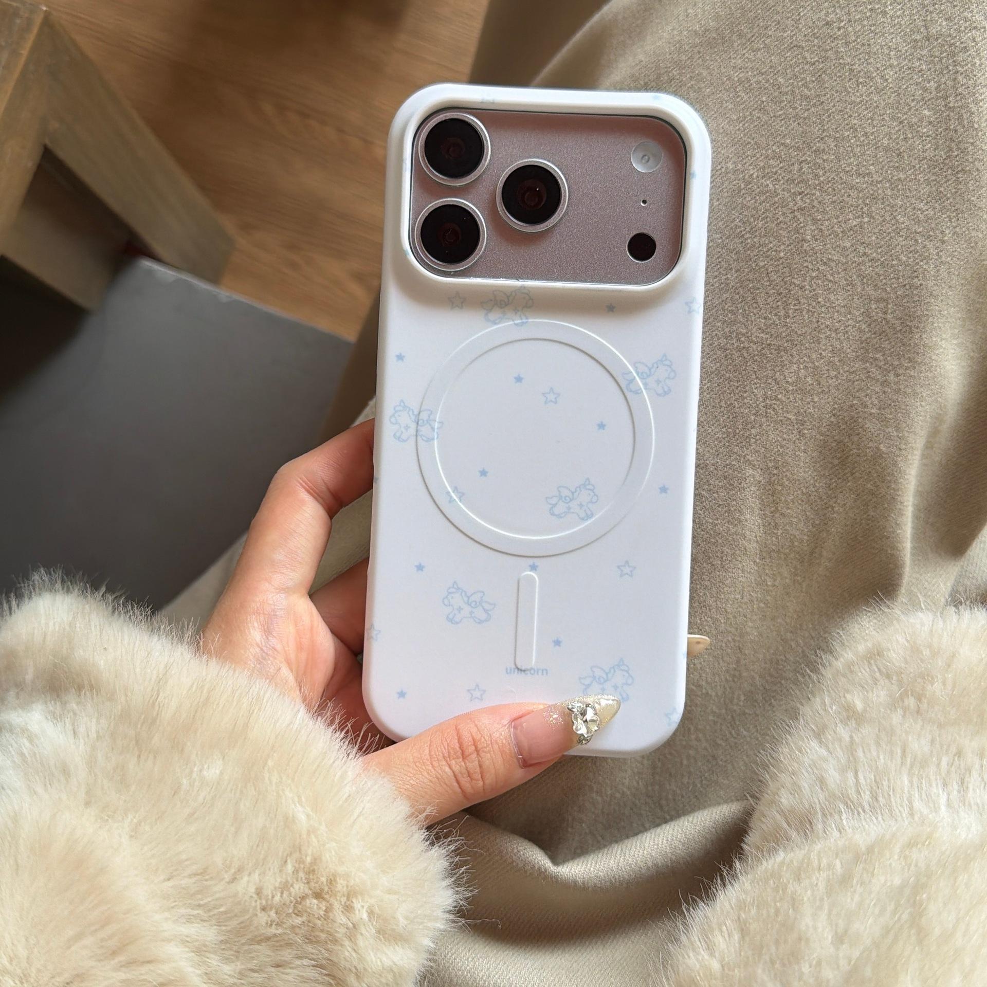 

Blue Stripe Little Pony Phone Case for iPhone Models: 13, 14 Pro Max, 15, 16 Pro, 17, 17 PM iPhone 16 Pro Max