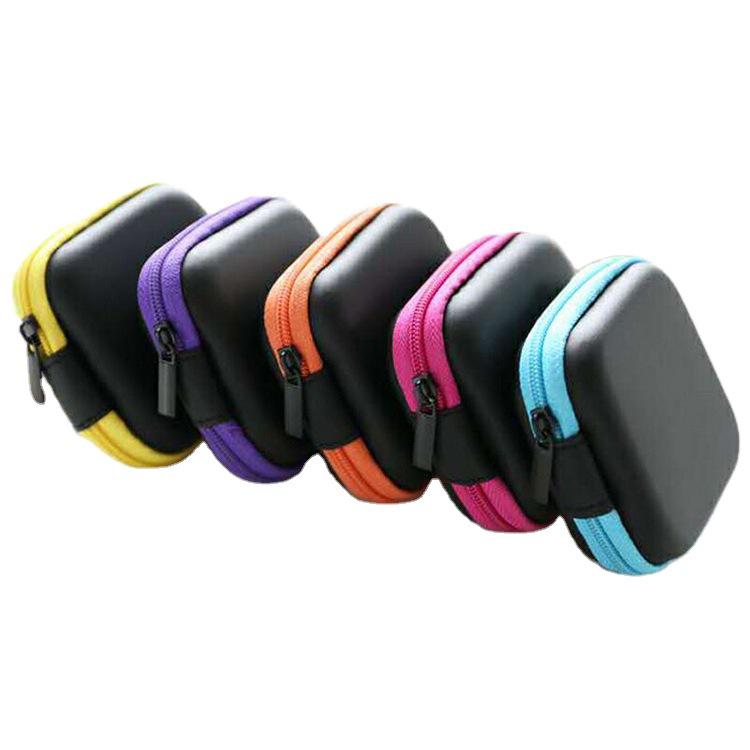 Durable EVA Zipper Data Cable & Earphone Storage Bag