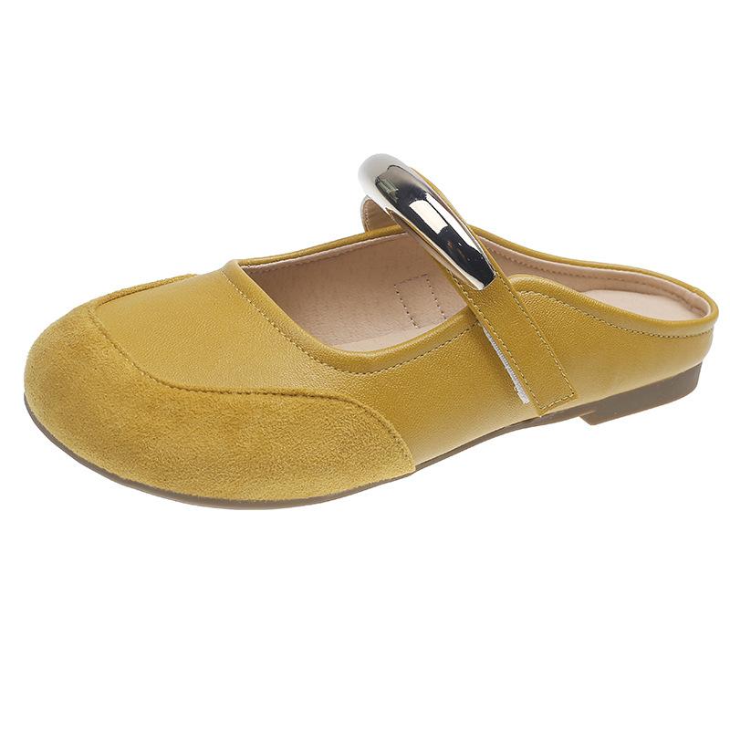 

Туфли Мэри Джейн на плоской подошве женские весенне-осенние новые серебристые нежные туфли-лодочки женские с юбками 40 жёлтый