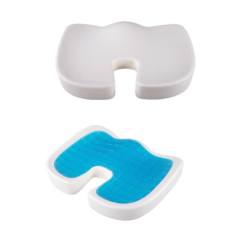 Cooling Gel Memory Foam Seat Cushion - Breathable Summer Pad Pillow Core without Gel (44*35*6cm)