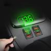 Dual USB Automotive Charger QC3.0 Phone Fast Charge Automatic Adapter LED Voltmeter Socket  12-24V
