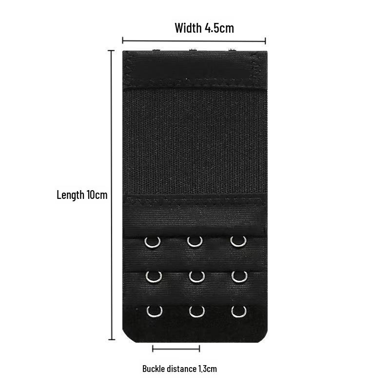 Extensie de sutien compactă cu 3 rânduri: Cataramă 1.3CM, Lățime 4.5CM