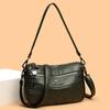 New Women's Crossbody Bag New Small Square Bag Trendy Fashion Casual Simple double-deck Retro One Shoulder Messenger Bag
