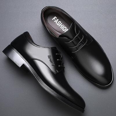 Kožené Boty Pánské Business Elegantní Špičaté Podzimní Trend Prodyšné Černé Ženich Svatba Boty Pánské