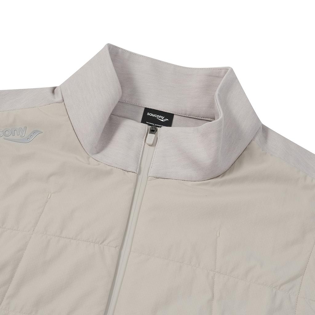 SAUCONY Fashion Comfortable Soft Stand Collar Versatile Vest Unisex Vest SA2250PV91T-GR138