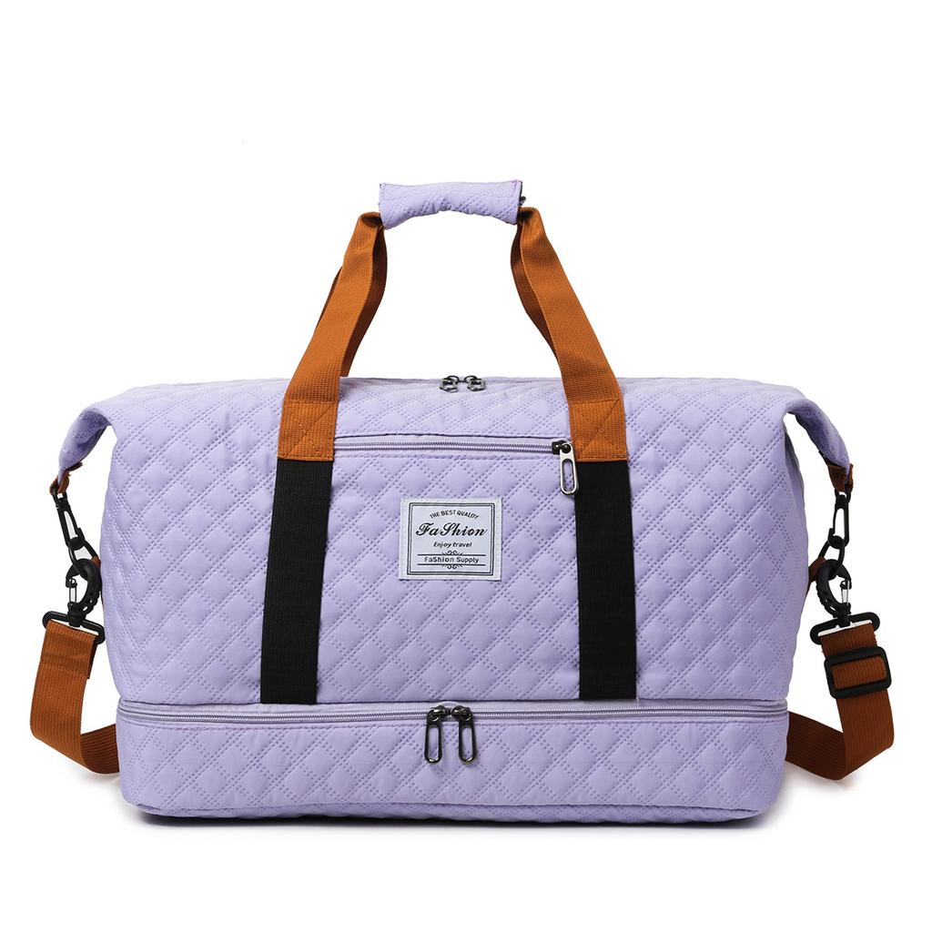 Fashionable Casual Shoe Bin Handbag Handbag Wet and Dry Separation with Yoga Mat Yoga Bag Can Be Used To Pull Rod