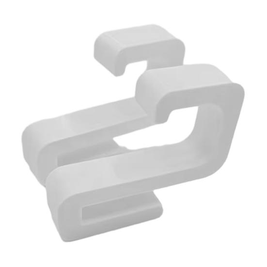 2Pcs Shower Door Hooks Bathroom Towel Hooks Bath Robe Hanger Hooks for 8mm Thick Frameless Glass Shower Door