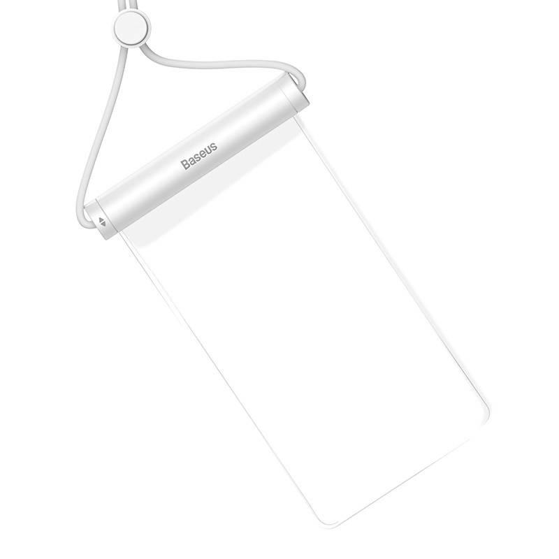 Wodoodporne Etui Baseus Aquaglide Z Zamkiem Cylindrycznym (Białe)
