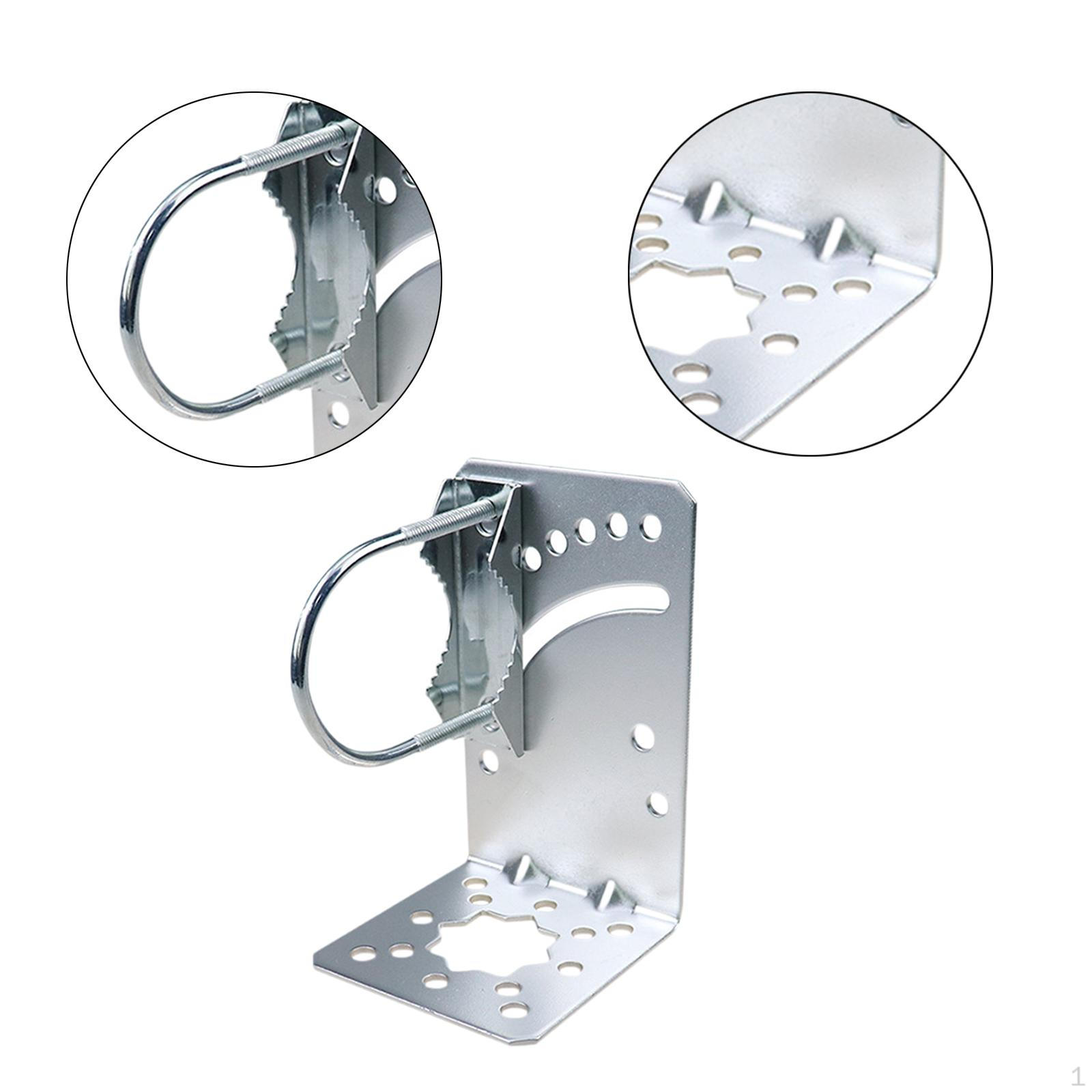 

Зажим для антенной мачты, держатель столба типа L, простая установка, железный кронштейн Style B