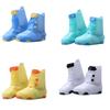 Children Rain Shoe Cover Waterproof Rainproof PVC Galoshes Anti Slip Rain Boot Covers For Toddler Kid Outdoor Activity