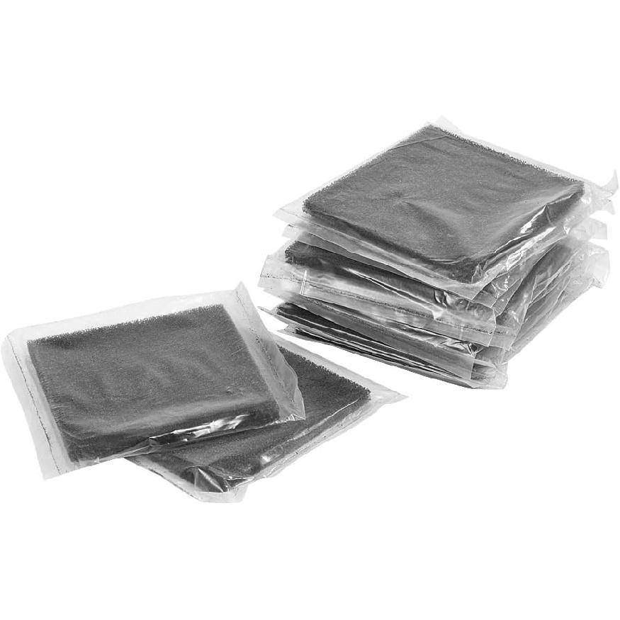 Yosoo 10pcs Activated, Carbon Filter Elicent Carbon Filters 13cm X 13cm for Soldering Filter Sponge Smoke Absorber Fume Extractor